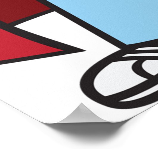 Superhero Nurse Poster (Ecke)