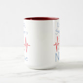 Superhero Nurse Riesenkaffee Tasse (Zentrum)