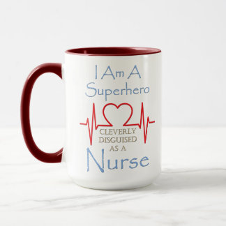 Superhero Nurse Riesenkaffee Tasse