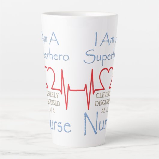 Superhero Nurse Riesenkaffee Tasse (Vorderseite)