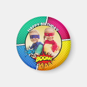 SuperHero Party Foto Magnet Anpassen!