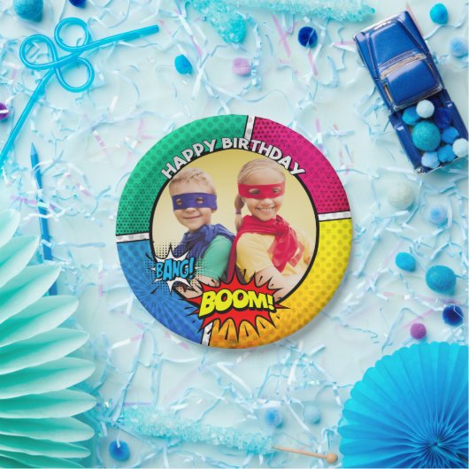 SuperHero-Partyplatte fertigen es besonders an! Pappteller (Party)