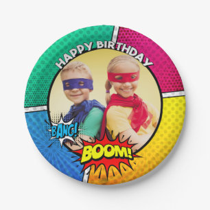 SuperHero-Partyplatte fertigen es besonders an! Pappteller