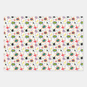 Superhero Pattern Geschenkpapier Set (Vorderseite)