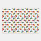 Superhero Pattern Geschenkpapier Set (Vorderseite)