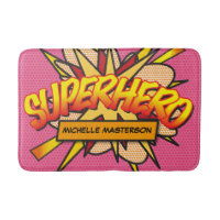 SUPERHERO Personalisiert Pink Comic Buchen Spaß