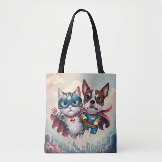 Superhero Pets Tasche (Vorderseite)