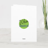 Superhero Phantastisch Einzigartiger Junge Fabulou Karte (Rückseite)