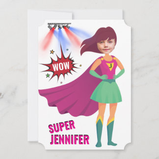 Superhero Phantastisch Geburtstag Phantastisch ein Einladung