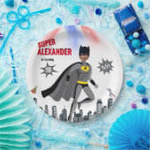 Superhero Phantastisch Unique Boy Fabulous Pappteller (Party)