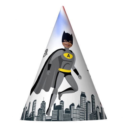 Superhero Phantastisch Unique Boy Fabulous Partyhütchen (Vorderseite)