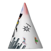 Superhero Phantastisch Unique Boy Fabulous Partyhütchen (Rechts)