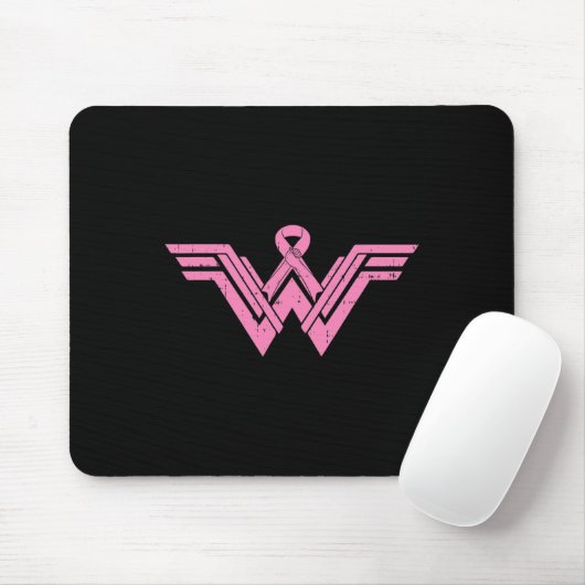 Superhero Pink Ribbon Brustkrebs Mama Mousepad (Mit Mouse)