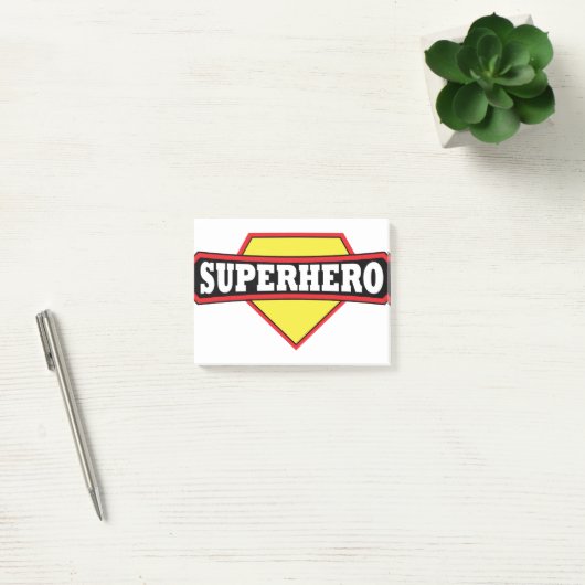 Superhero Post-it Klebezettel (Büro)
