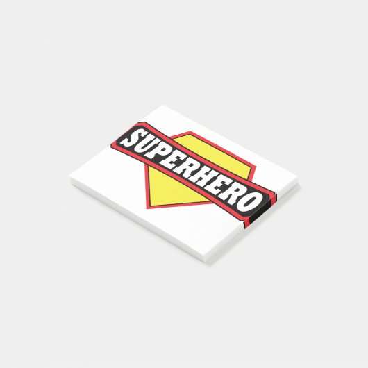 Superhero Post-it Klebezettel (angewinkelt)