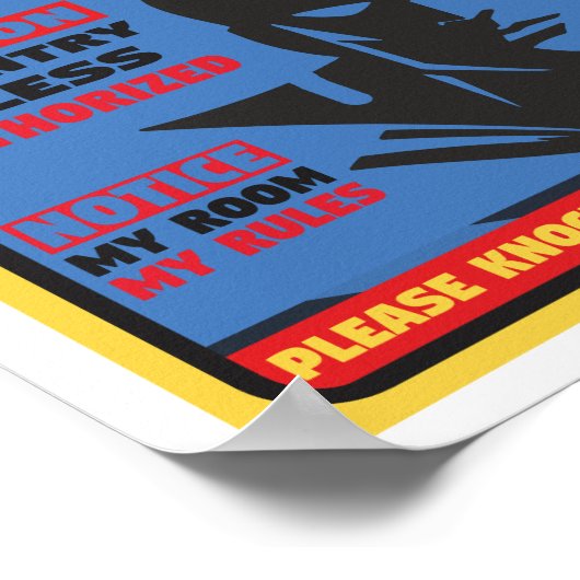 Superhero Poster (Ecke)