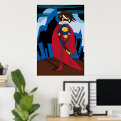 Superhero Poster (Heimbüro)