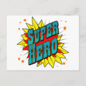 SuperHero Postkarte (Vorderseite)