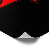 Superhero Pow Sound Effect Comic Noises and Sounds Poster (Ecke)