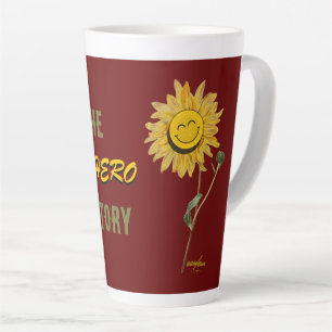 Superhero Red Latte Tasse von Poet Adiela Akoo