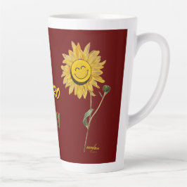 Superhero Red Latte Tasse von Poet Adiela Akoo