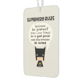Superhero-Regeln Autolufterfrischer (Links)