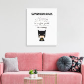 Superhero-Regeln Leinwanddruck (Insitu (Wohnzimmer))