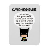 Superhero-Regeln Magnet (Vertikal)