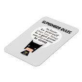 Superhero-Regeln Magnet (Linke Seite)