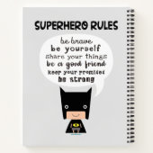 Superhero-Regeln Notizblock (Rückseite)