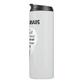 Superhero-Regeln Thermosbecher (Nach rechts gedreht)