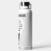 Superhero-Regeln Trinkflasche (Rückseite)