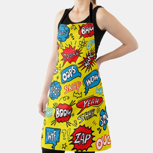 Superhero Saga: Niedliche Comic-Muster Schürze (InSitu)