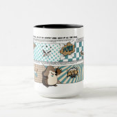 Superhero-Schläger-Tasse Tasse (Zentrum)