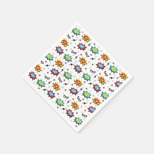 Superhero Servietten (Ecke)