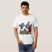 Superhero Skyblade Showdown T-Shirt (Vorne ganz)
