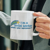 Superhero Social Worker Kaffeetasse