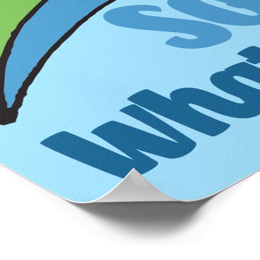 Superhero Social Worker Poster (Ecke)