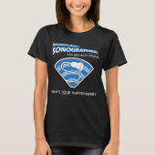 Superhero Sonographer T-Shirt (Vorderseite)