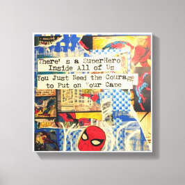 Superhero Stretched Canvas Print Leinwanddruck