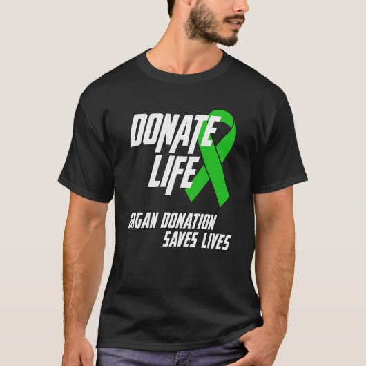 Superhero Style Organ Spende Awareness T - Shirt (Vorderseite)