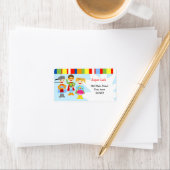 Superhero Super Hero Rücksendeadressen-Aufkleber Adressaufkleber (Insitu)