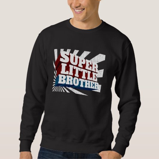Superhero Super Little Brother Comic Sweatshirt (Vorderseite)