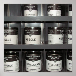 Superhero Supplies Poster