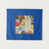 Superhero Tapestry Wandteppich (Vorderseite (Horizontal))
