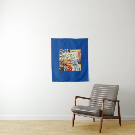 Superhero Tapestry Wandteppich (Beispiel)