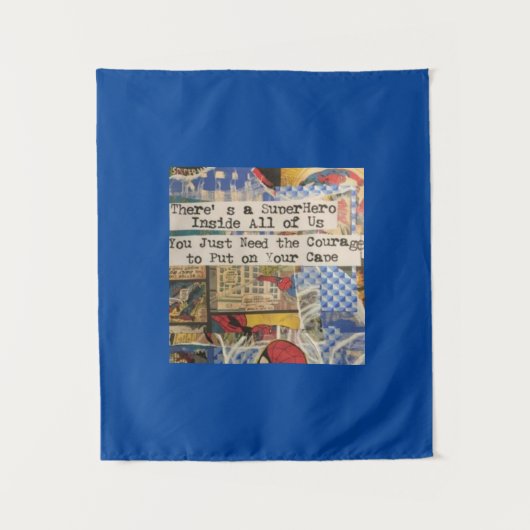 Superhero Tapestry Wandteppich (Vorderseite)