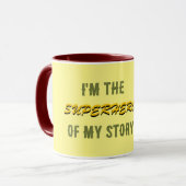 SUPERHERO Tasse von Poet Adiela Akoo (Vorderseite Links)