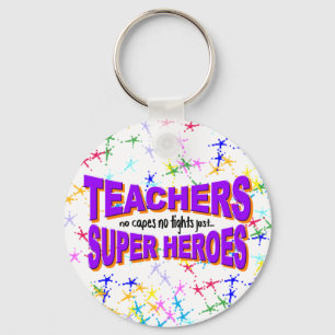 Superhero Teacher Schlüsselanhänger