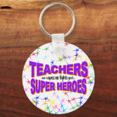 Superhero Teacher Schlüsselanhänger (Vorderseite)